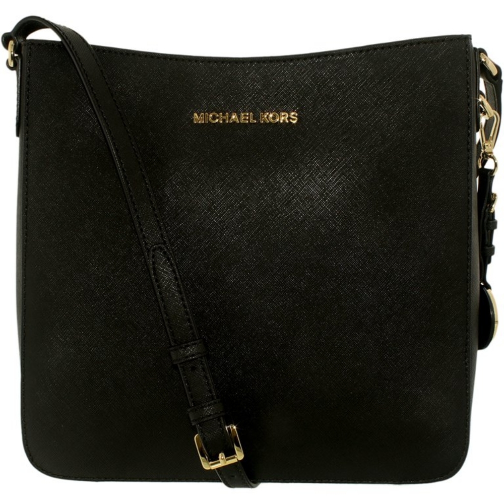 Michael kors Travel Large Messenger Leather Bag Satchel - Black